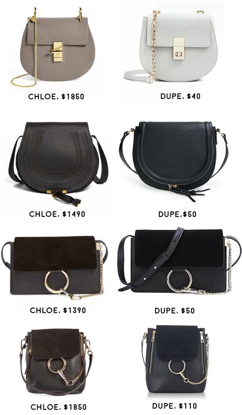 chloe purse replica|chloe look alike bags.